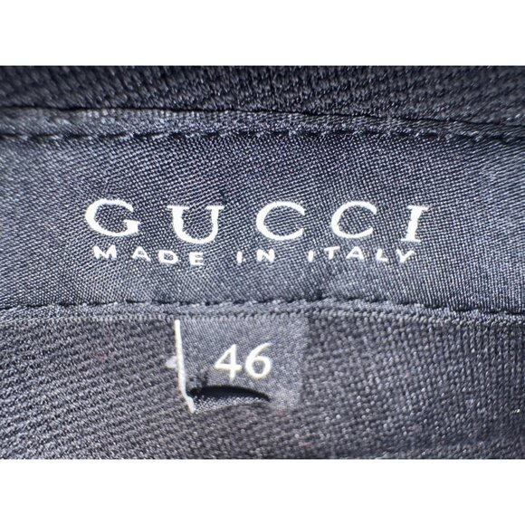 2/$30 Gucci Size 10 Black Slim Fit Stretch Pants Made In Italy - Picture 5 of 13